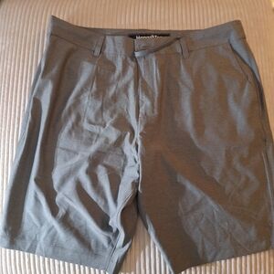 Hang Ten Men's Flat Front Shorts in Gray